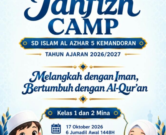 Tahfizh Camp Kelas 1 & 2 SD Islam Al Azhar 5 Kemandoran